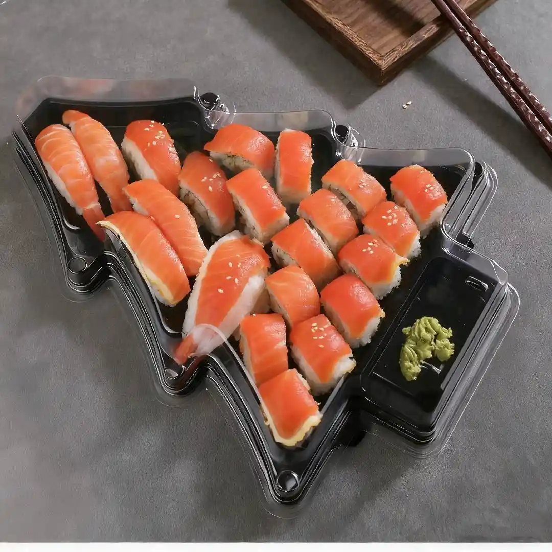 christmas tree sushi box 2